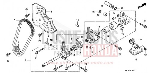 POMPE A HUILE GL1800A5 de 2005